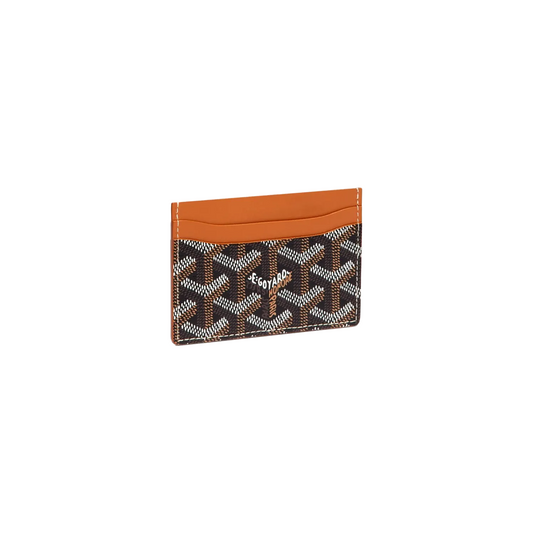 GOYARD Saint-Sulpice Card Wallet Black & Tan (SS25)