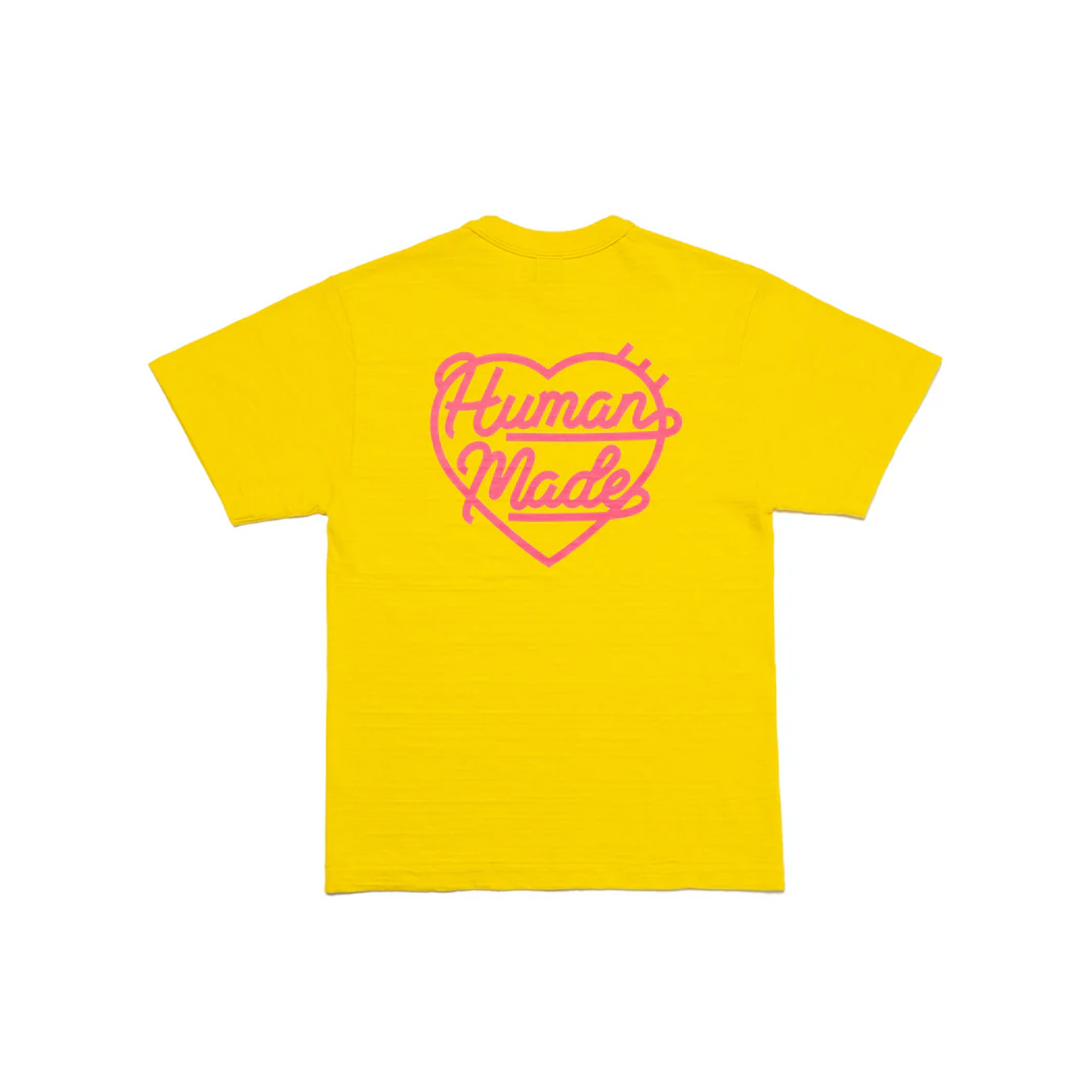 Human Made Coloured Small Heart Tee Yellow