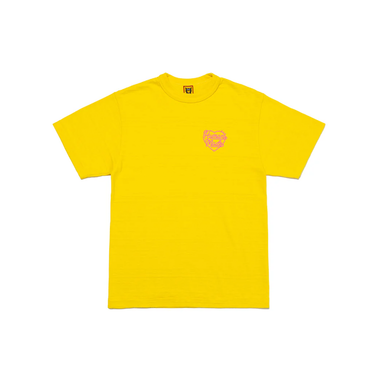 Human Made Coloured Small Heart Tee Yellow