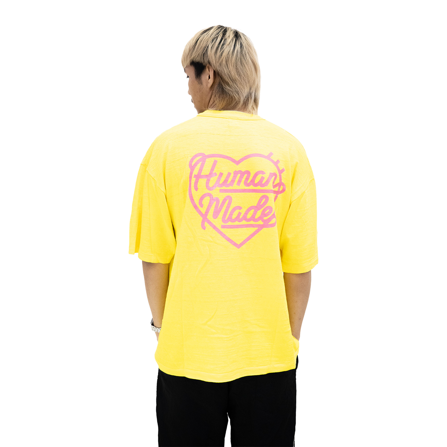 Human Made Coloured Small Heart Tee Yellow