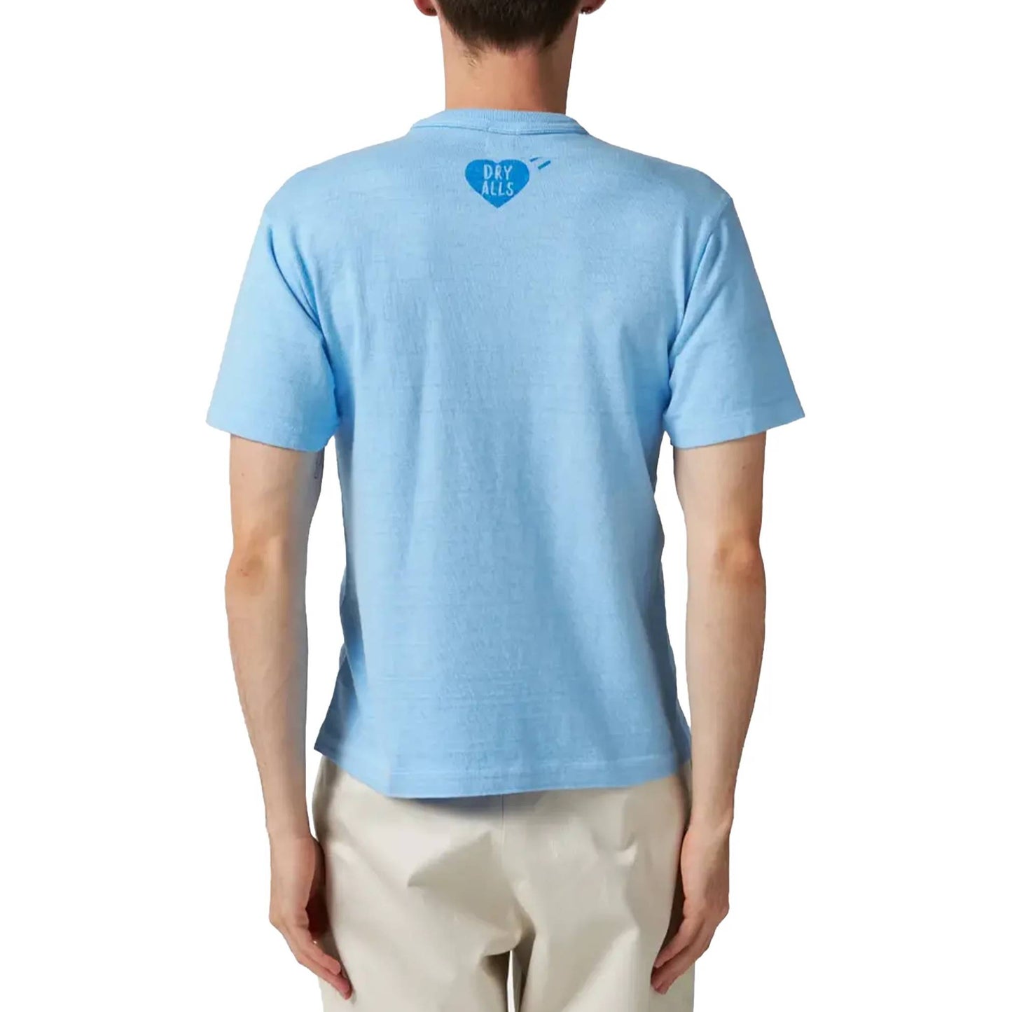 Human Made Garment Dyed Big Heart Tee Blue