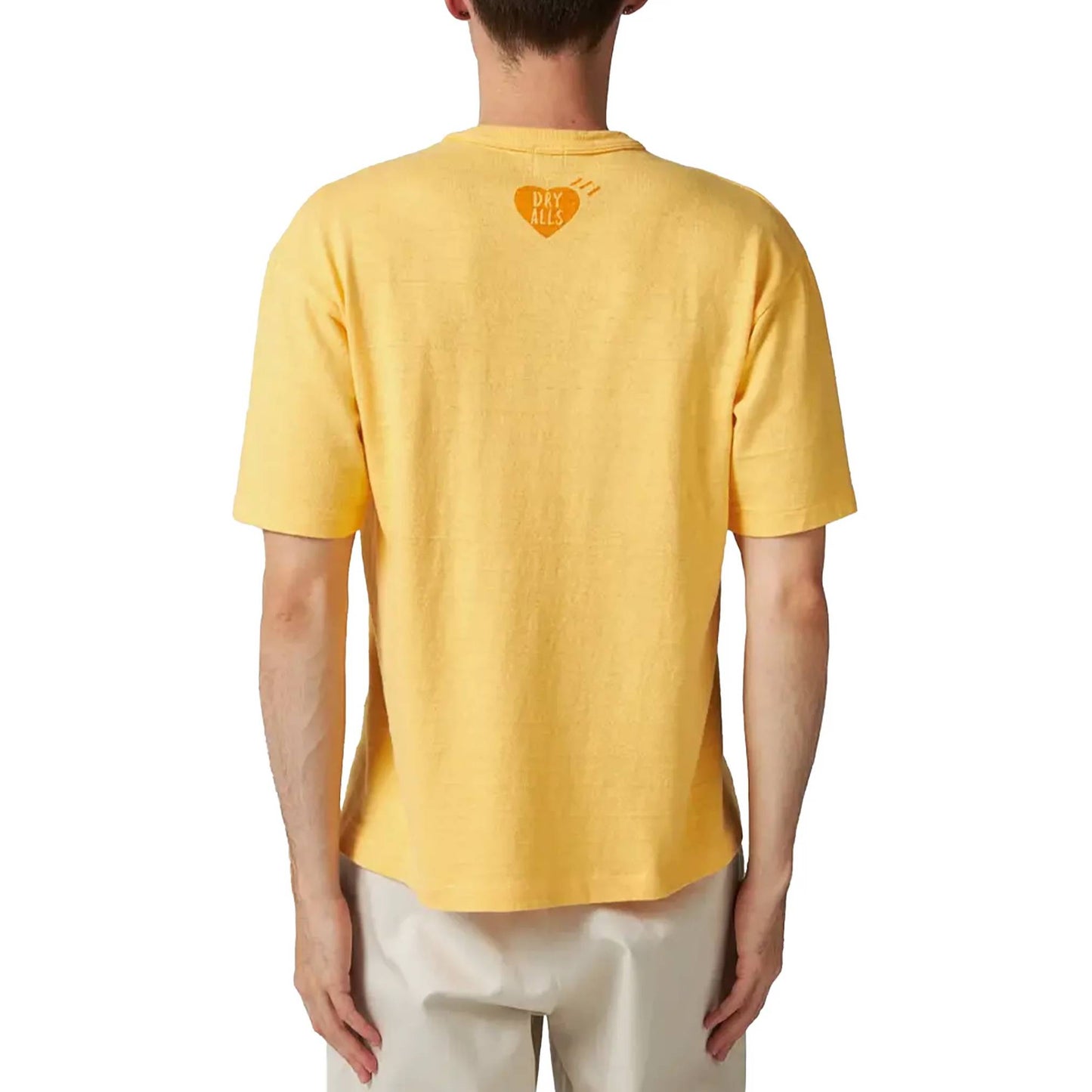 Human Made Garment Dyed Big Heart Tee Orange