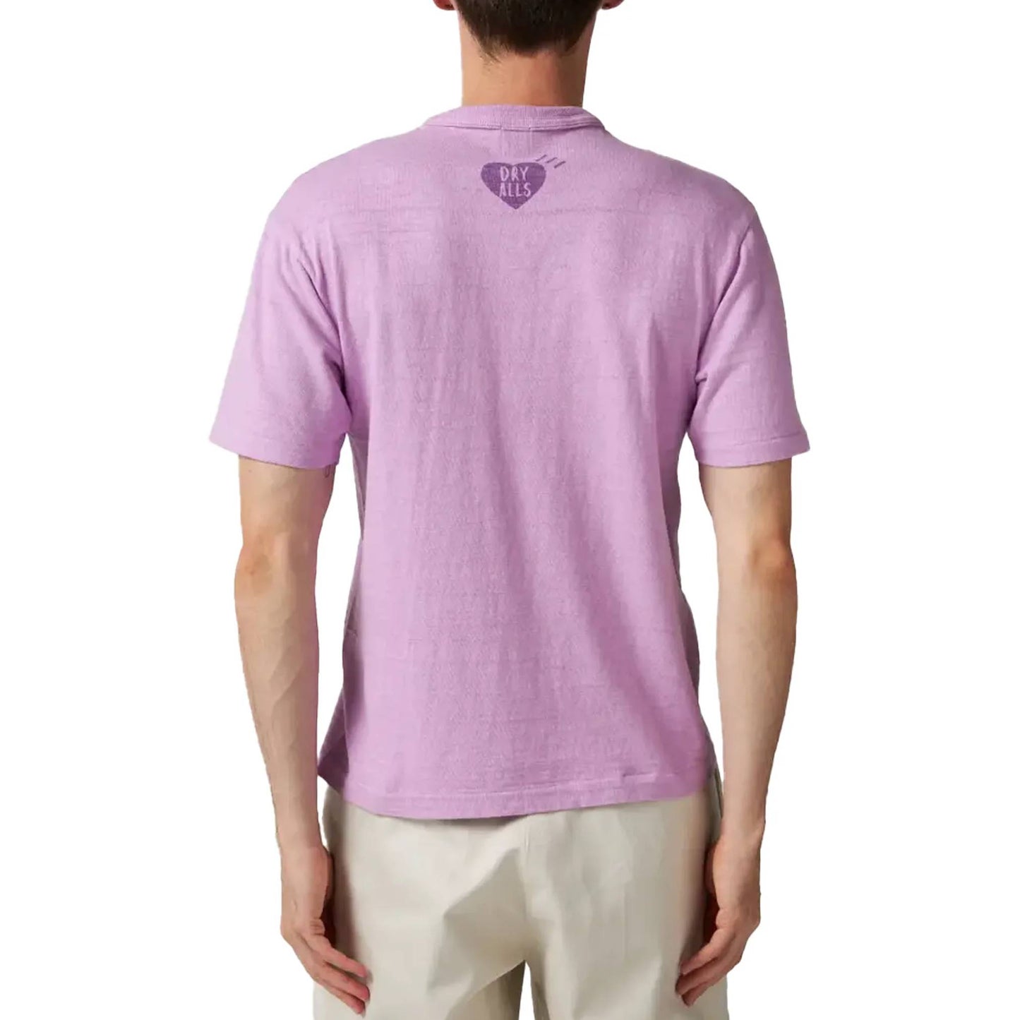 Human Made Garment Dyed Big Heart Tee Purple