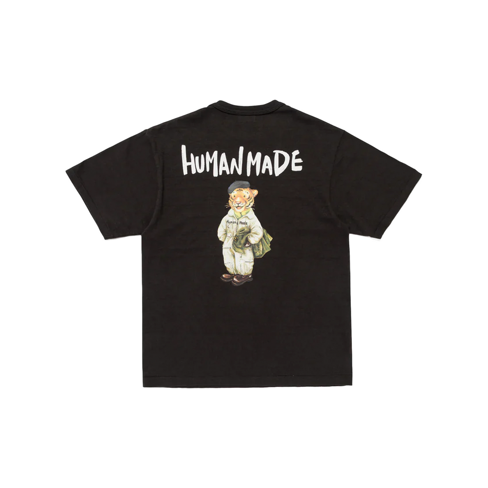 Human Made Polo Tiger Tee Black (SS25)