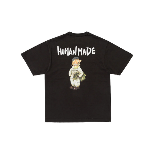 Human Made Polo Tiger Tee Black (SS25)