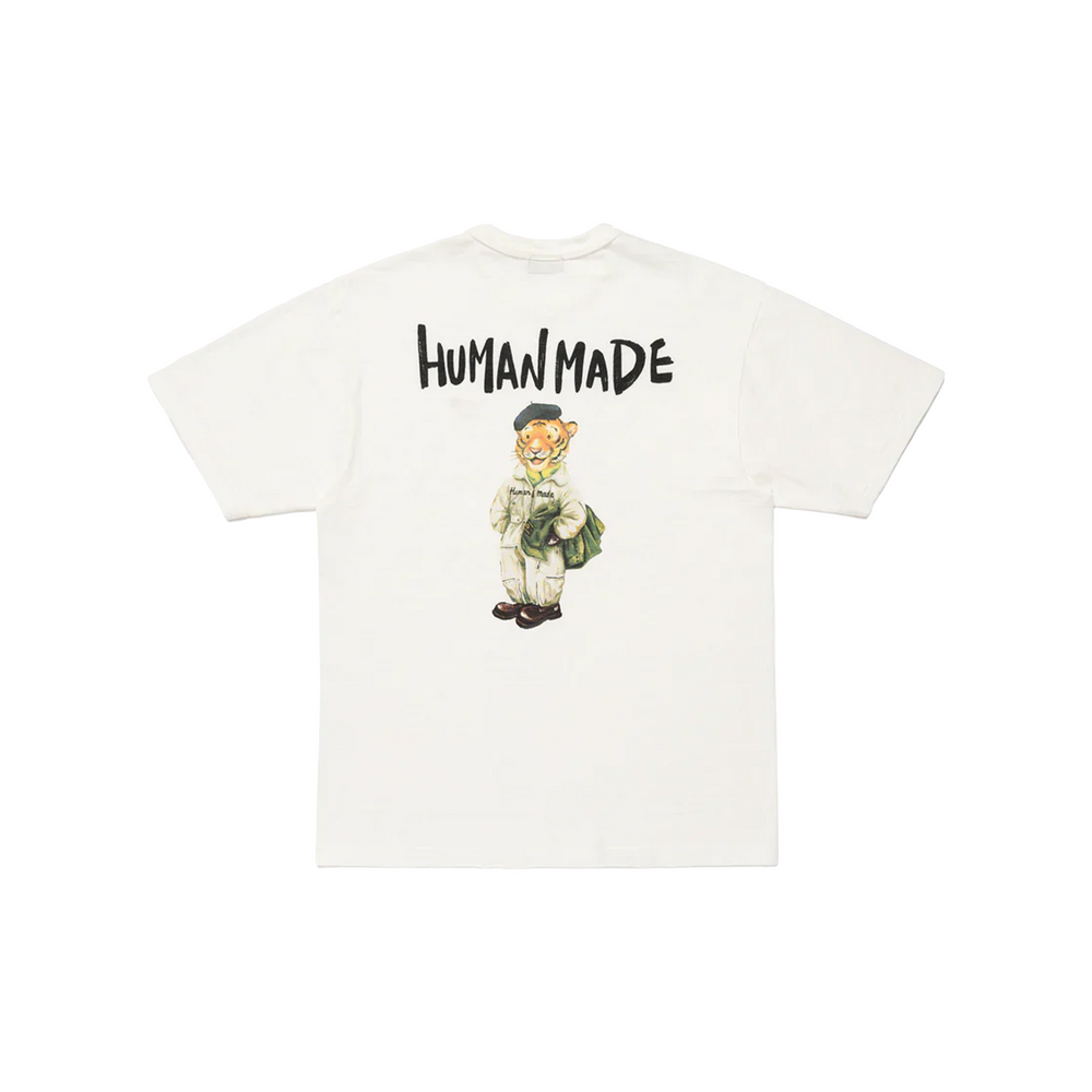 Human Made Polo Tiger Tee White (SS25)