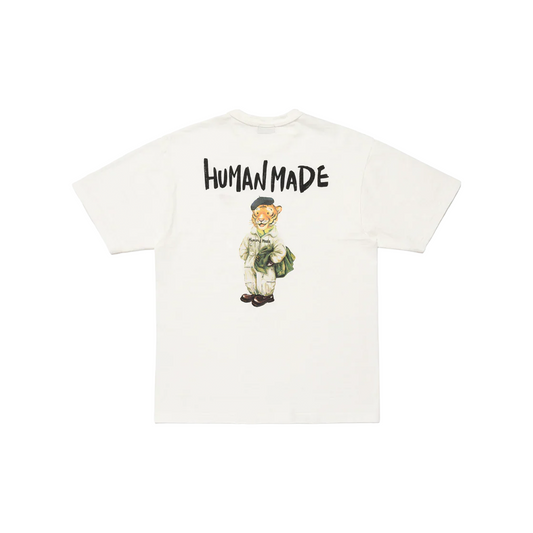 Human Made Polo Tiger Tee White (SS25)
