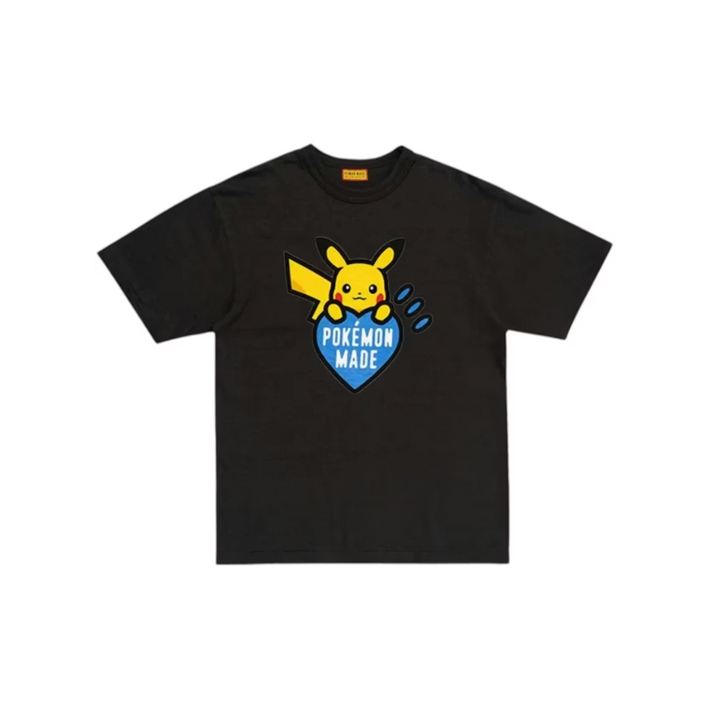 Human Made x Pokémon Made Blue Heart Graphic Offline Exclusive Tee Black (FW25)