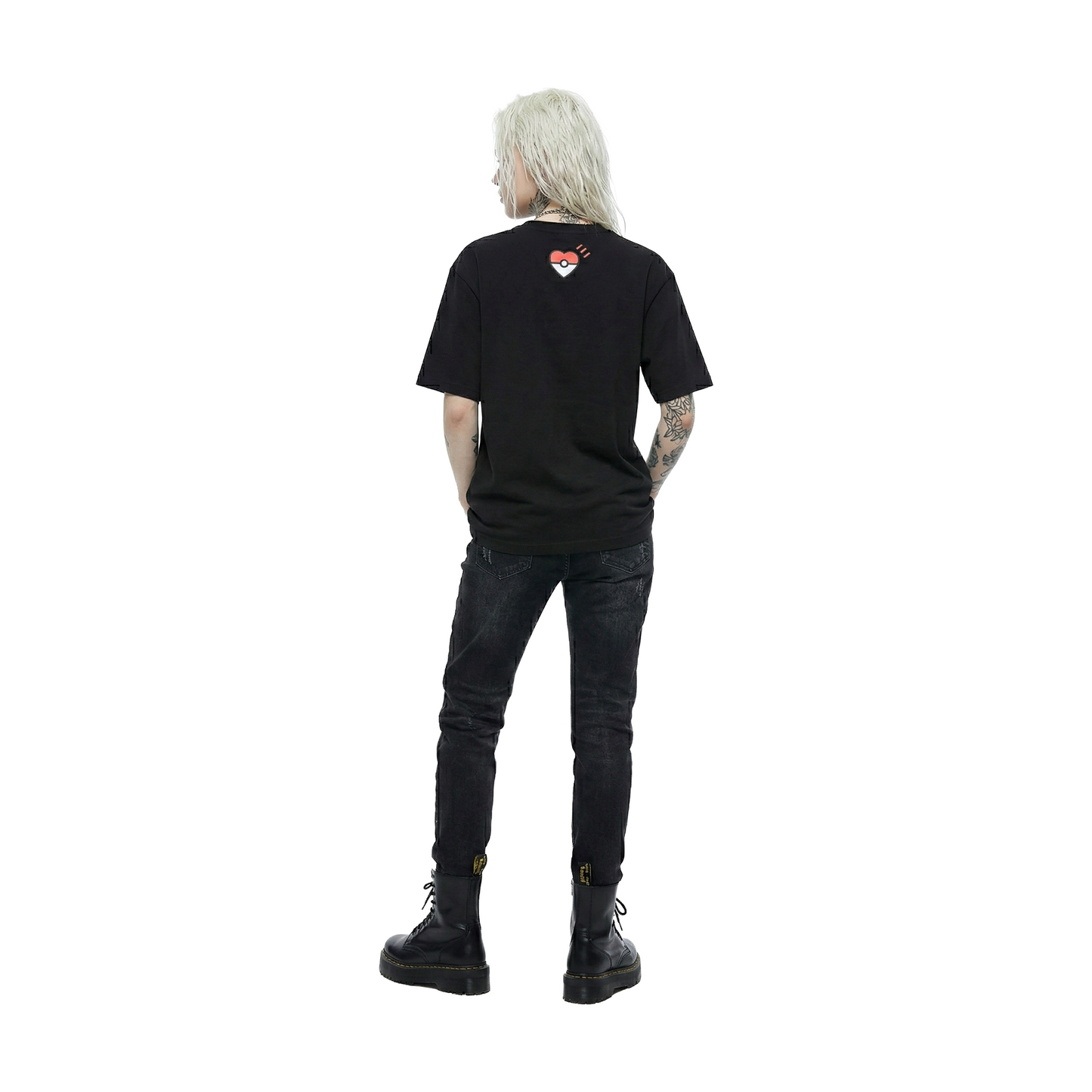 Human Made x Pokémon Made Red Heart Graphic Online Exclusive Tee Black (FW25)