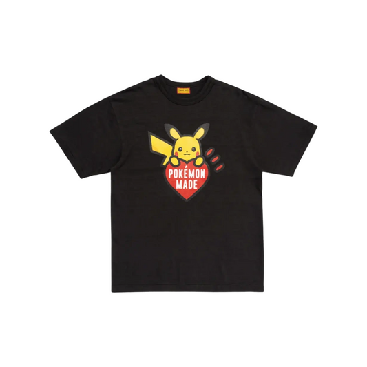 Human Made x Pokémon Made Red Heart Graphic Online Exclusive Tee Black (FW25)