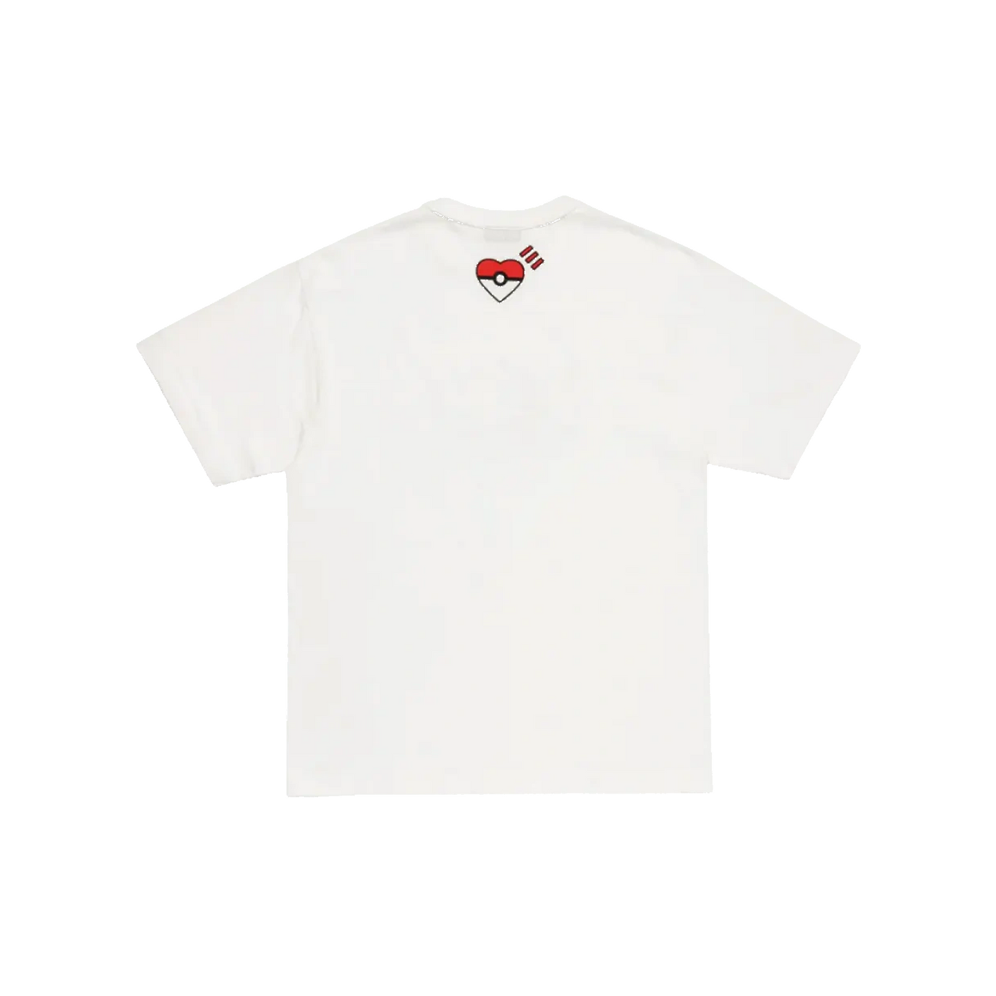 Human Made x Pokémon Made Red Heart Graphic Online Exclusive Tee White (FW25)