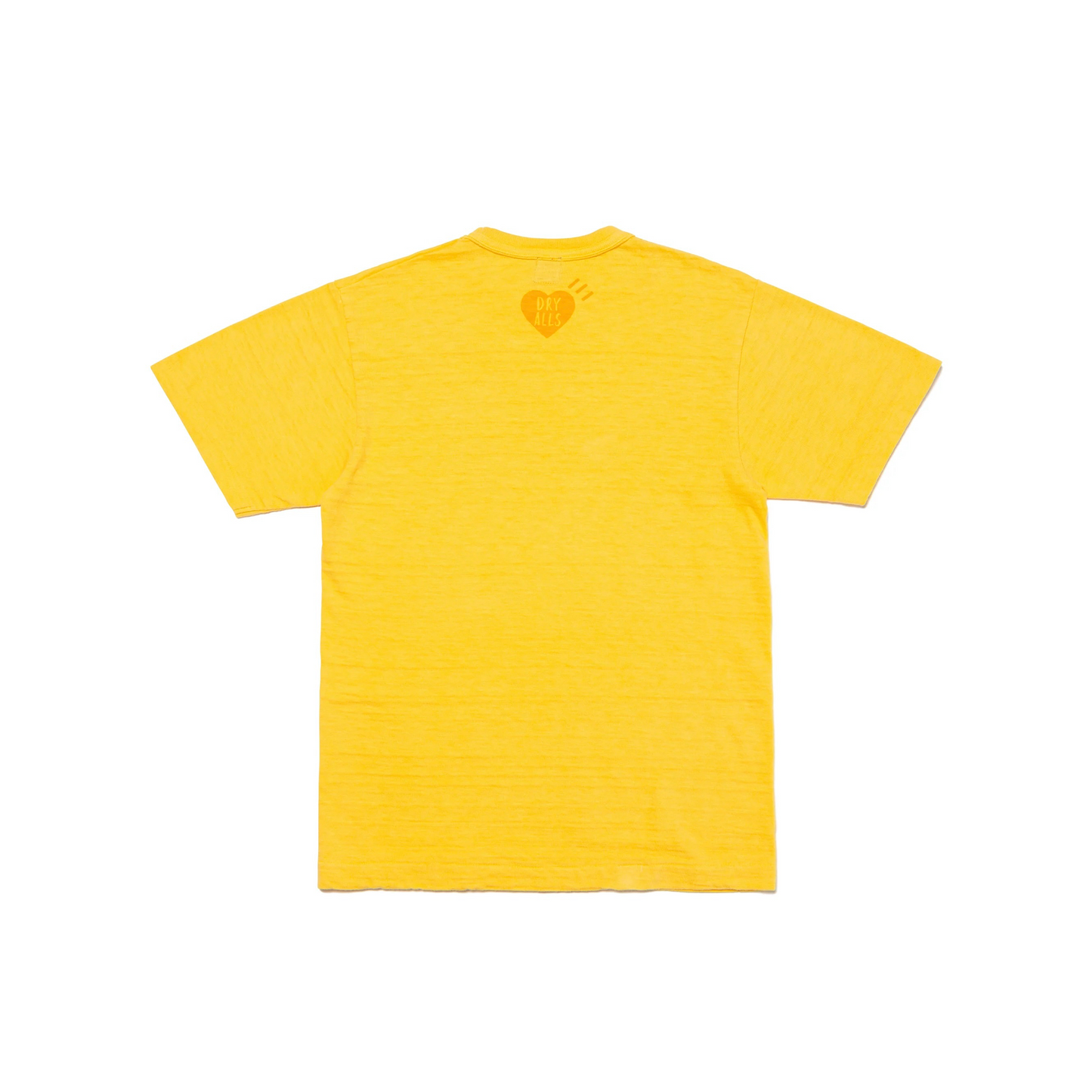 Human Made Garment Dyed Big Heart Tee Orange