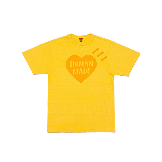 Human Made Garment Dyed Big Heart Tee Orange