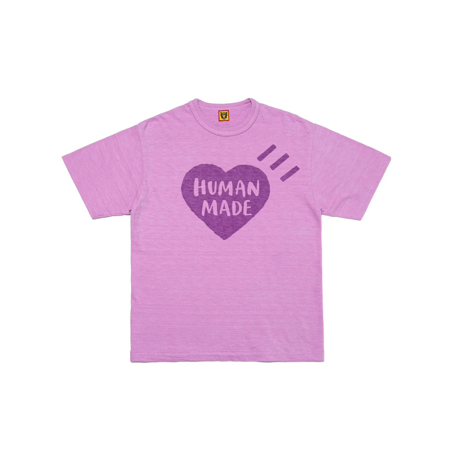 Human Made Garment Dyed Big Heart Tee Purple