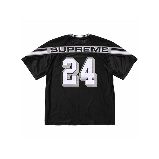 Supreme Jacquard Rib Football Jersey Black (FW24)