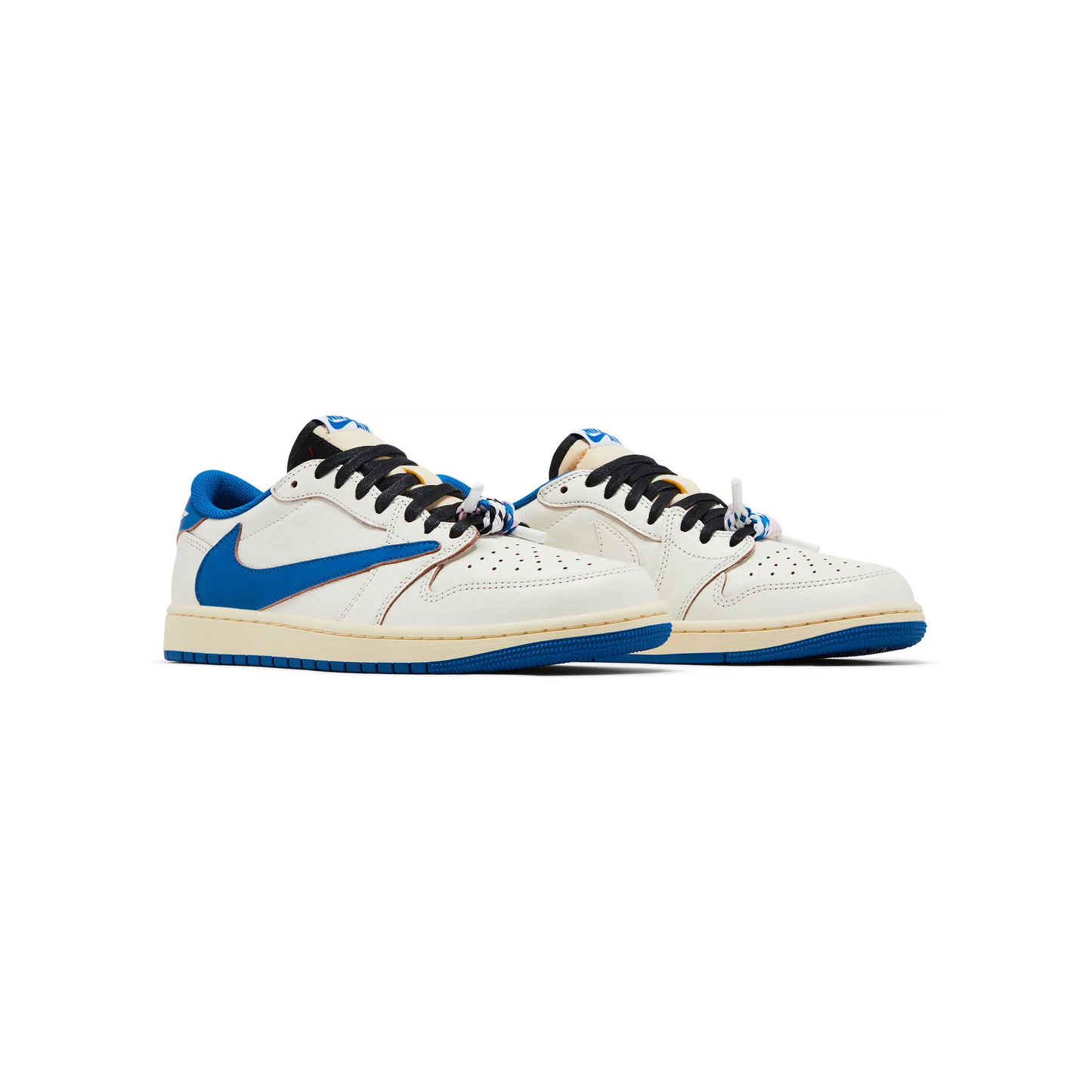 Jordan 1 Retro Low OG SP Fragment x Travis Scott Sail Military Blue