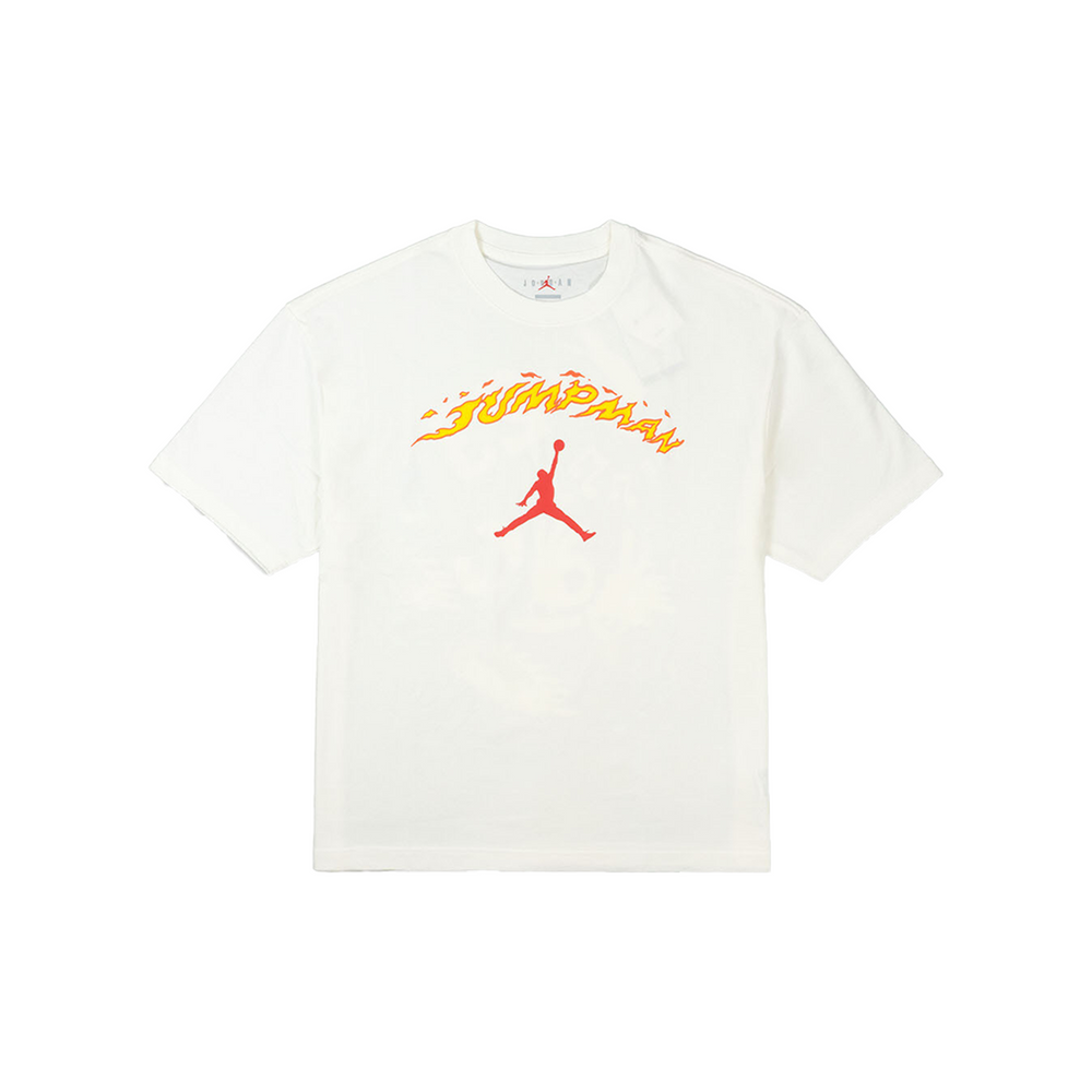 Jordan Fire Jumpman Back Logo Tee Natural (SS23)