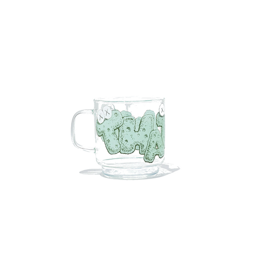 KAWS Holiday Thailand Glass Mug (SS25)