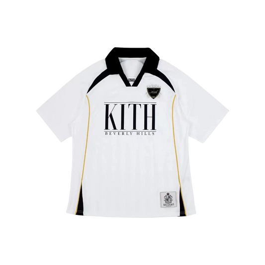 KITH Beverly Hills Exclusive Soccer Jersey White (SS25)