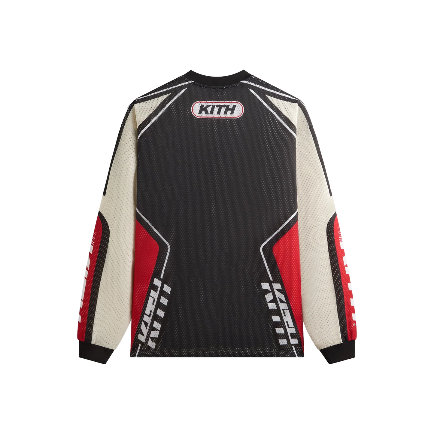 KITH Moto Mesh Long Sleeved Donovan Tee Black (FW25)