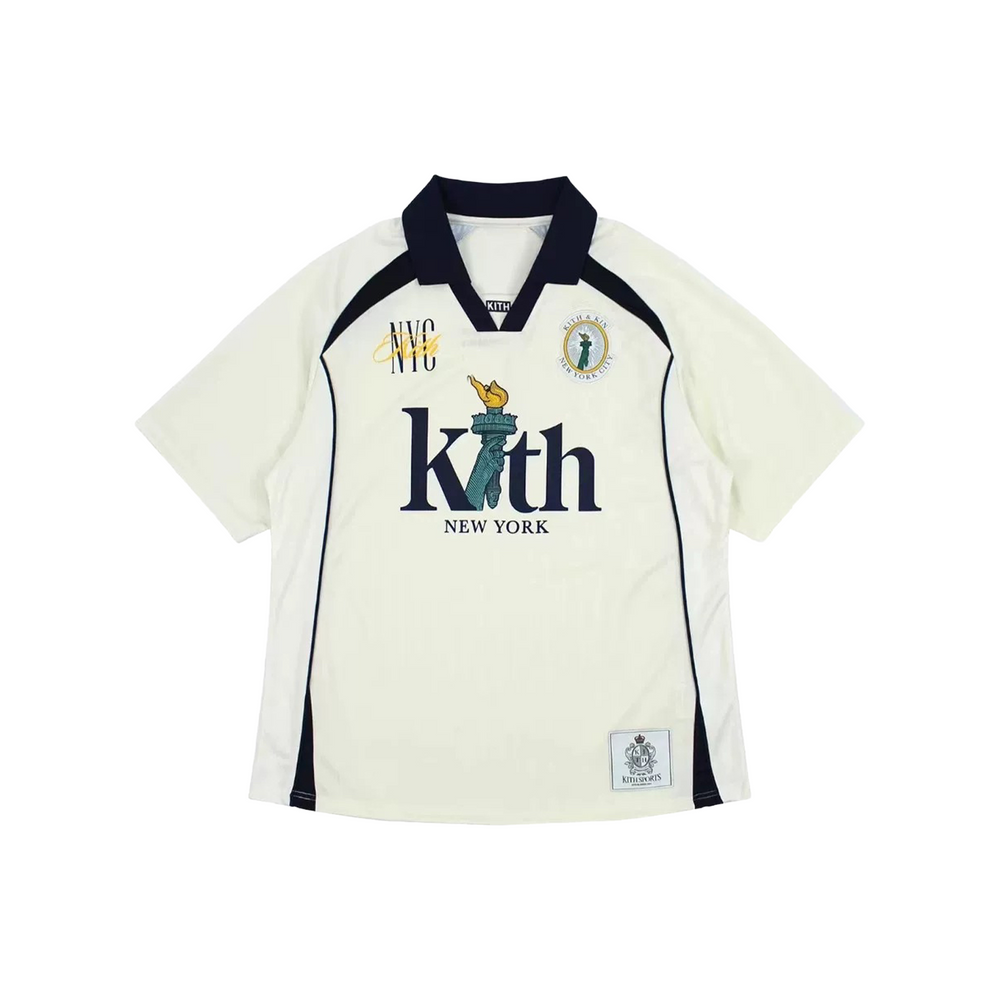 KITH New York Exclusive Soccer Jersey Beige (SS25)