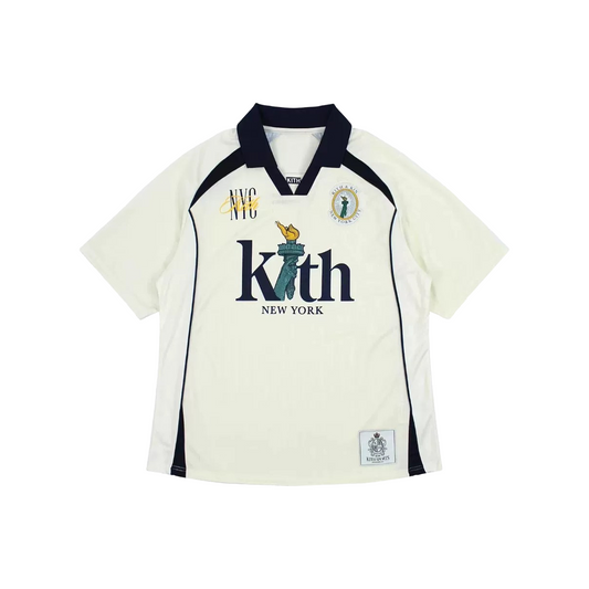 KITH New York Exclusive Soccer Jersey Beige (SS25)