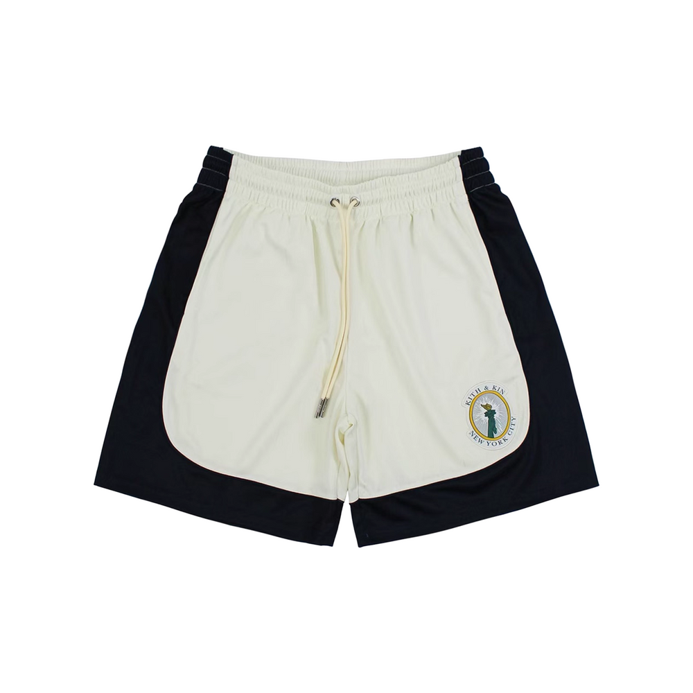 KITH New York Exclusive Soccer Shorts Beige (SS25)