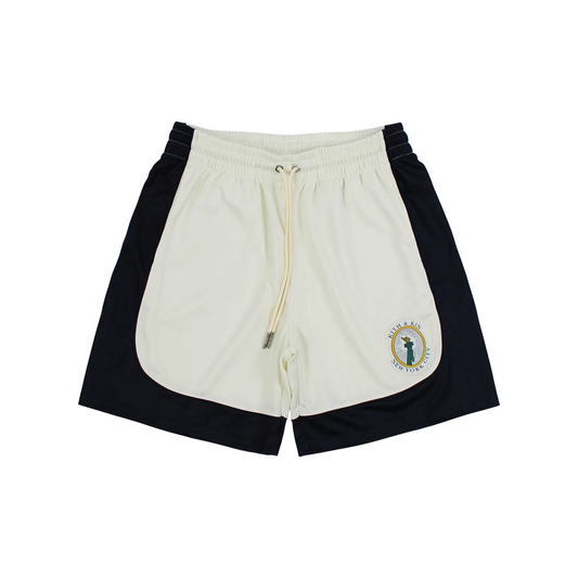 KITH New York Exclusive Soccer Shorts Beige (SS25)