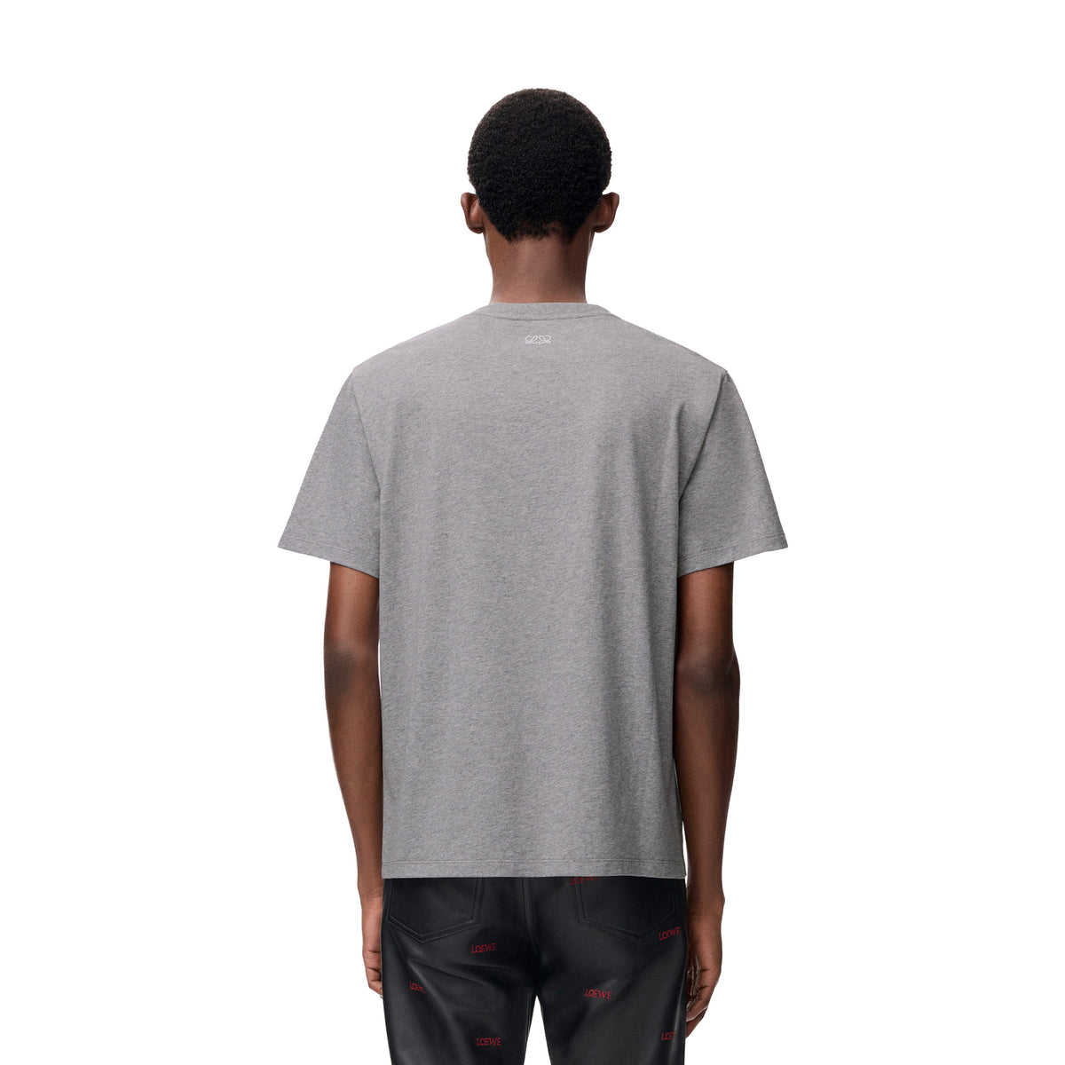 LOEWE 180th Anniversary Capsule Relaxed Fit Tee Grey Melange (SS26)