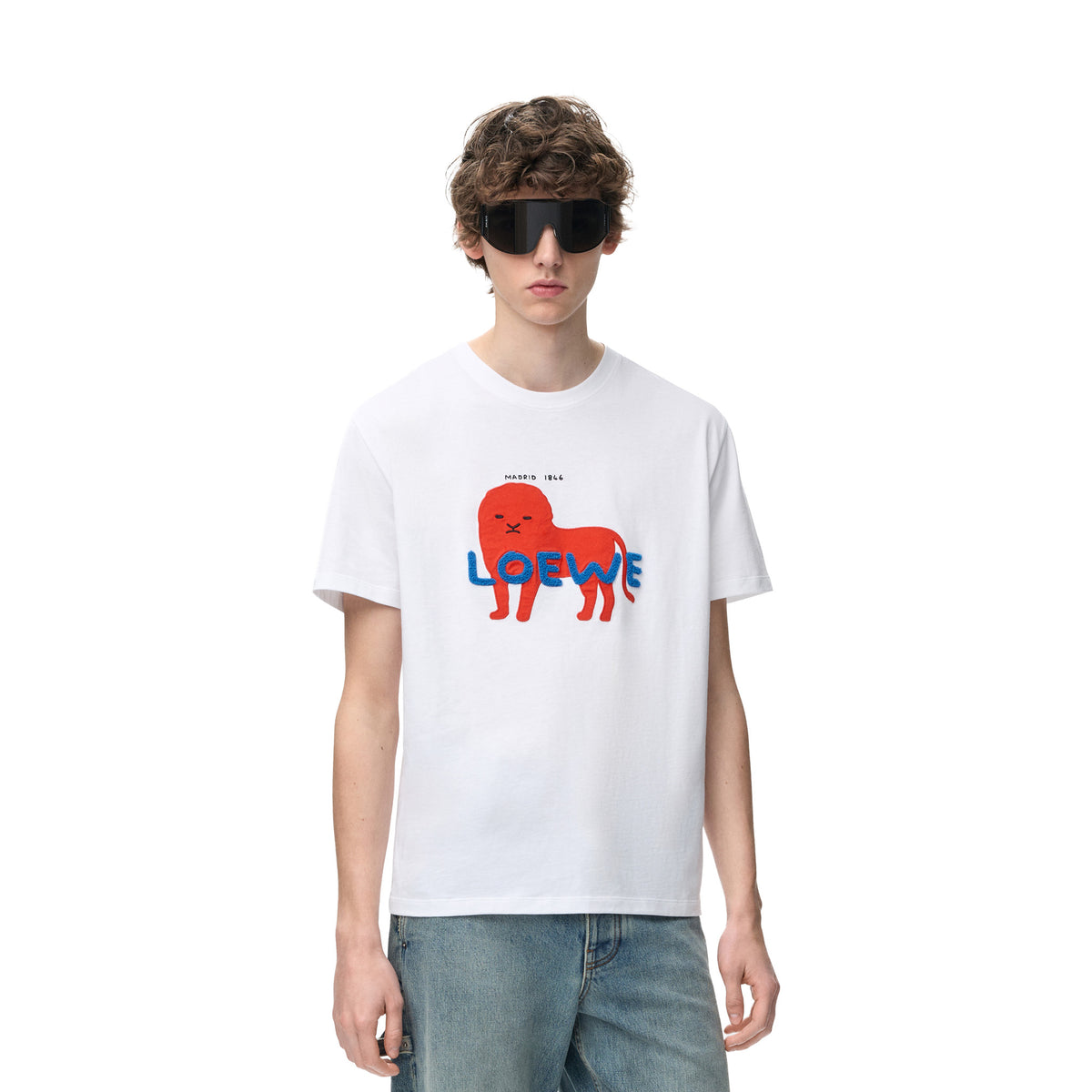 LOEWE 180th Anniversary Capsule Relaxed Fit Tee White (SS26)