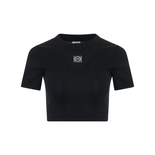 LOEWE Anagram Cropped Top Black (SS23)