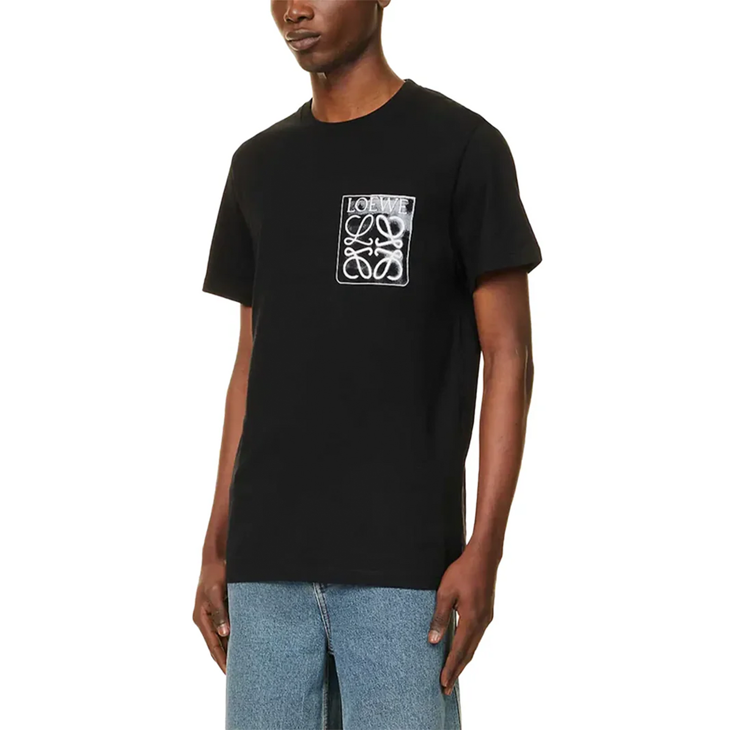 LOEWE Anagram Fake Pocket Tee Black (SS22)