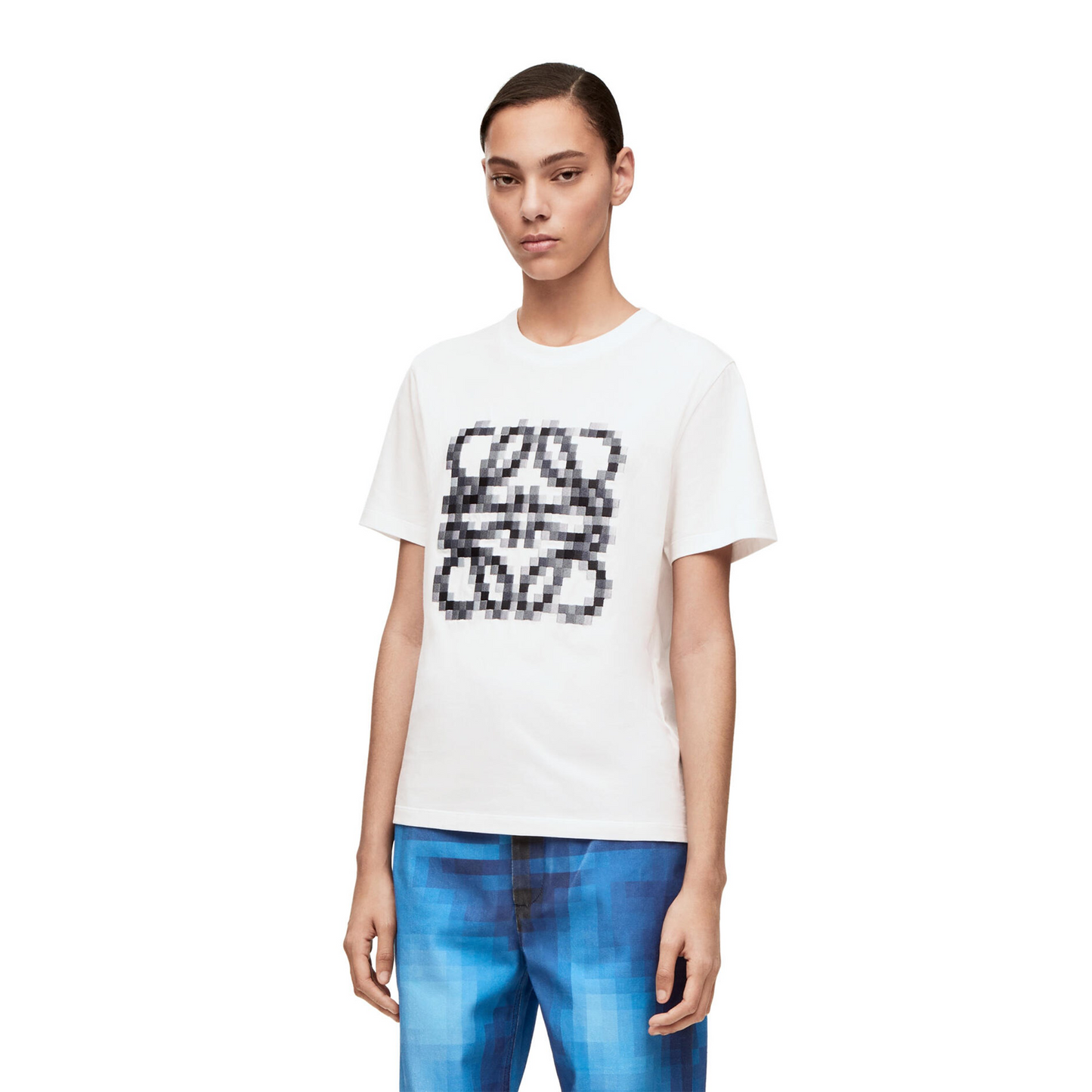 LOEWE Anagram Pixel Tee White (SS23)