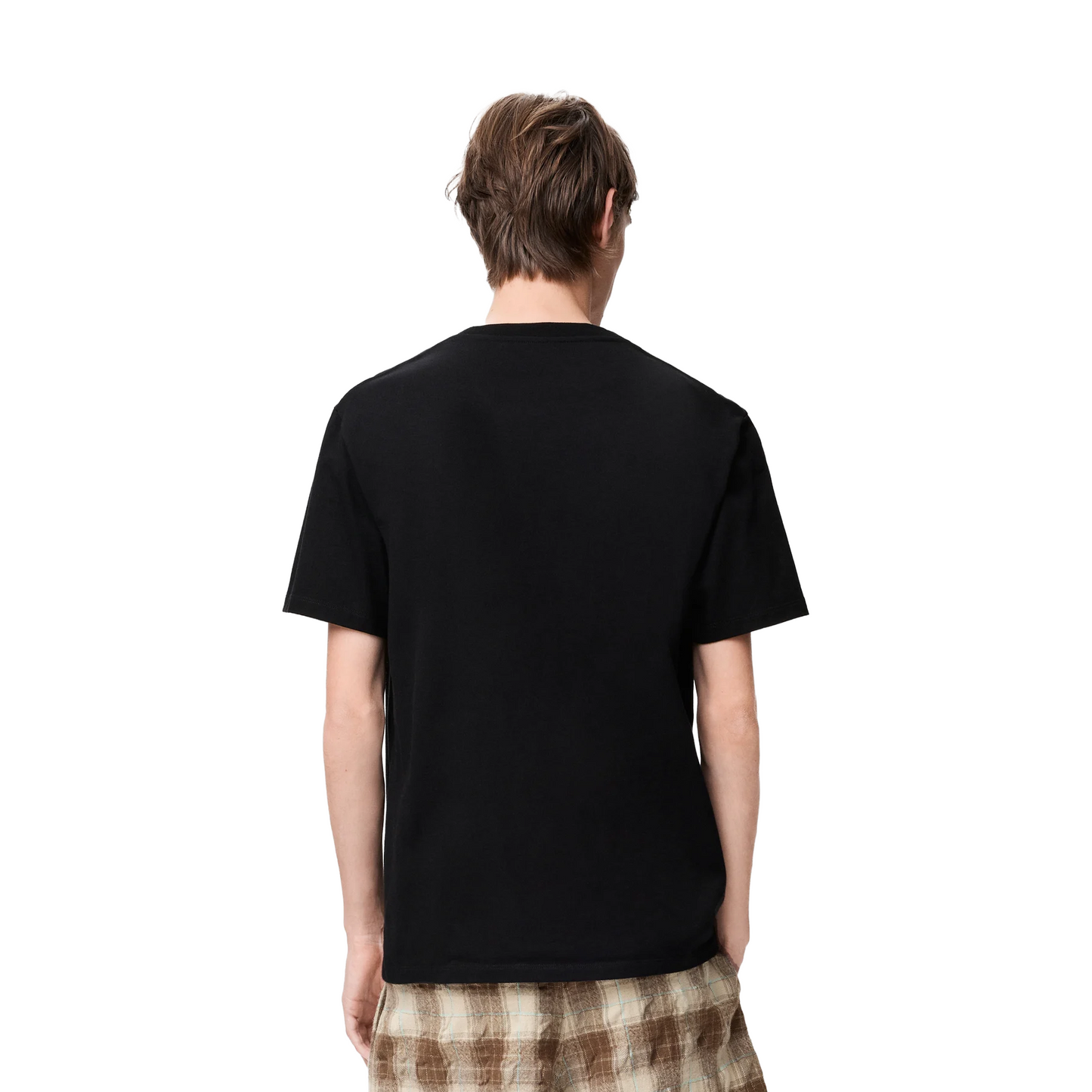 LOEWE Chest Patch Pocket Relaxed Fit Tee Black (SS26)