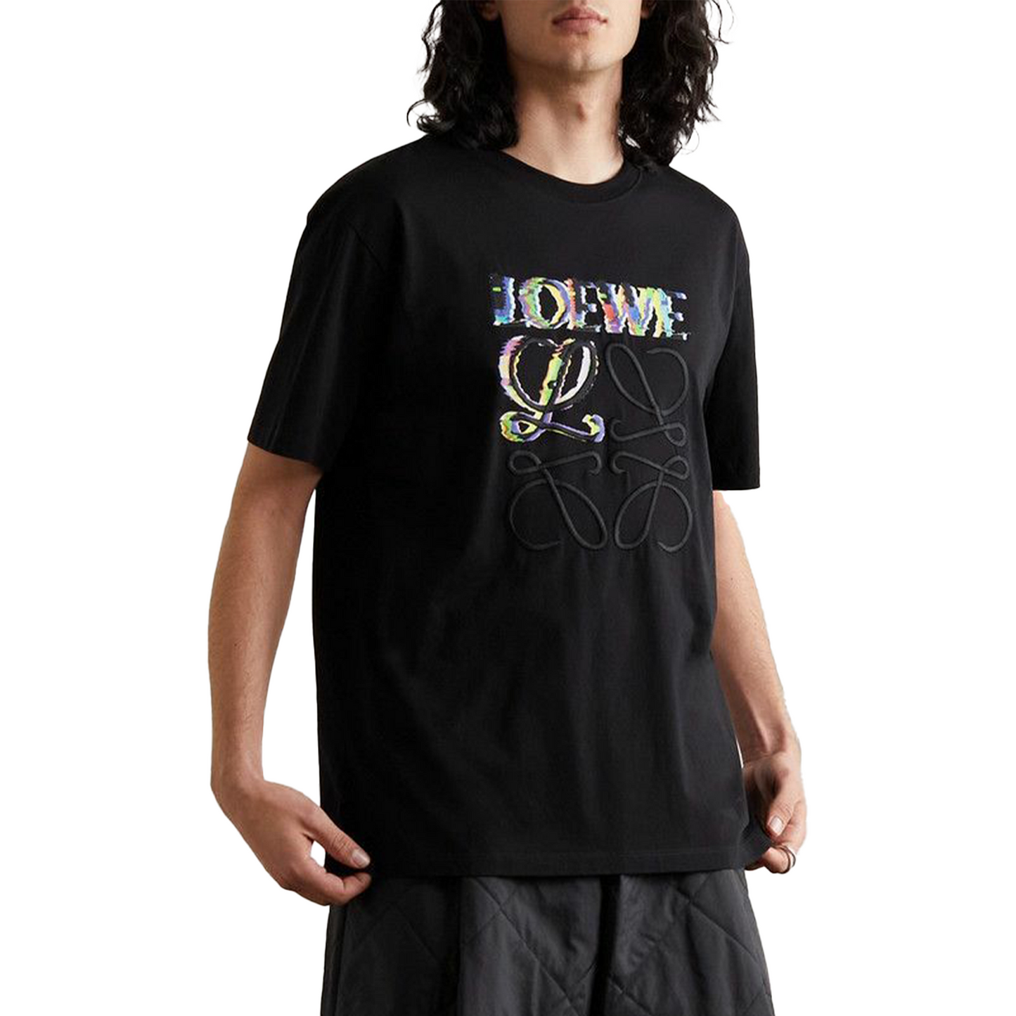 LOEWE Logomania Glitch Anagram Tee Black (SS23)