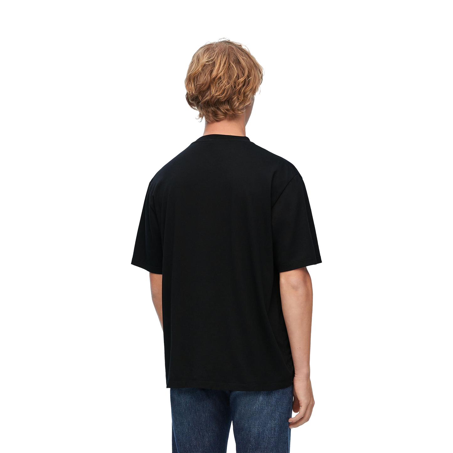 LOEWE Relaxed Fit Cotton Tee Black (FW23)