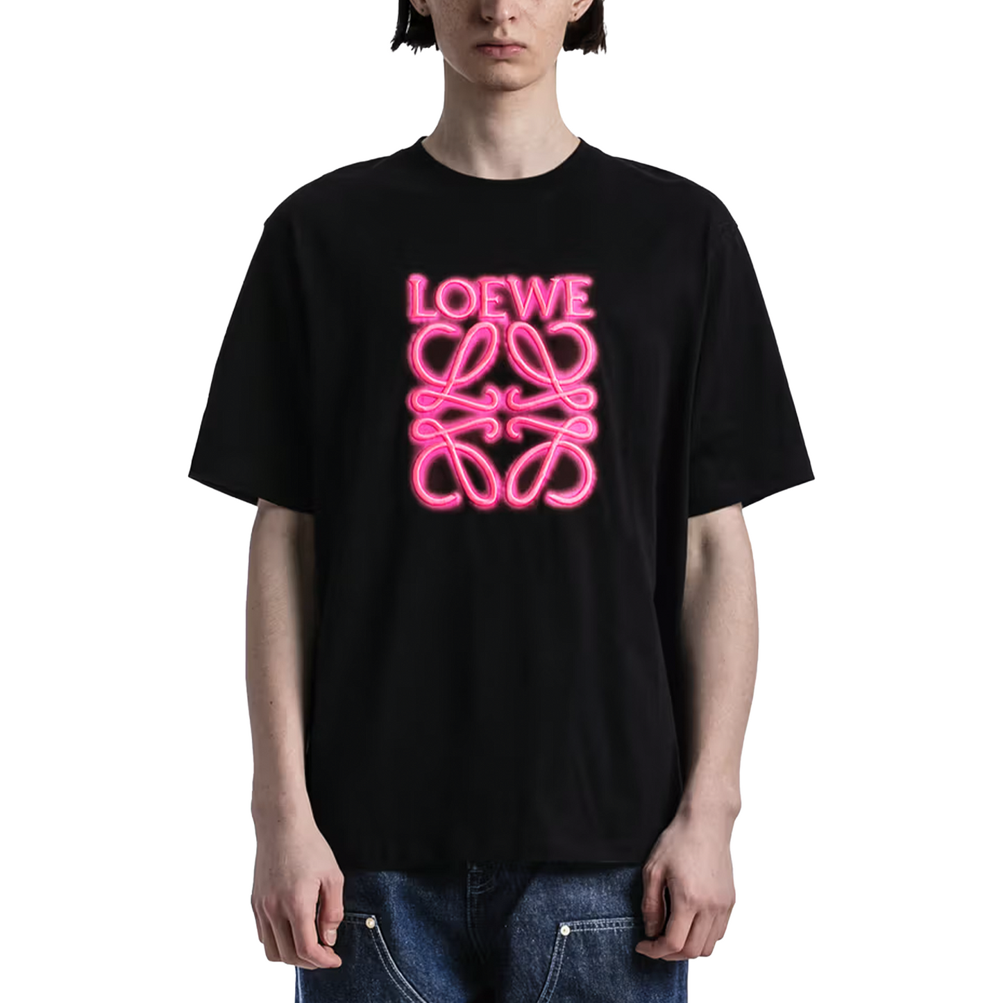 LOEWE Neon Tee Black