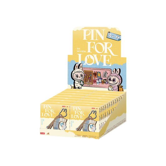 POP MART LABUBU THE MONSTERS Pin for Love Series - Letter Pendant Blind Box (A-M)