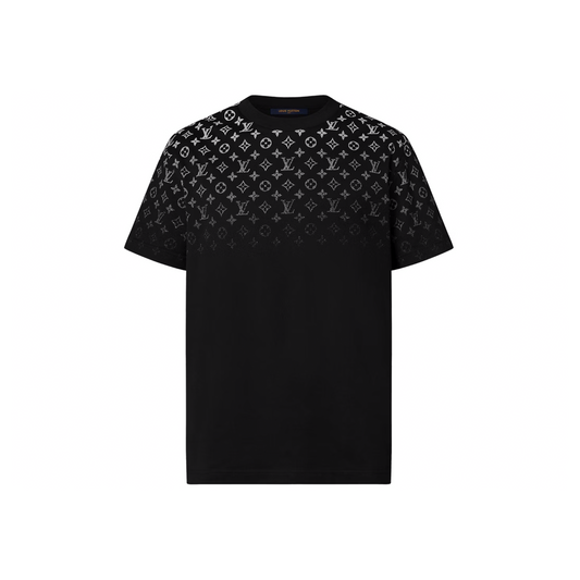 LOUIS VUITTON Gradient Cotton Tee White/Black (SS25)