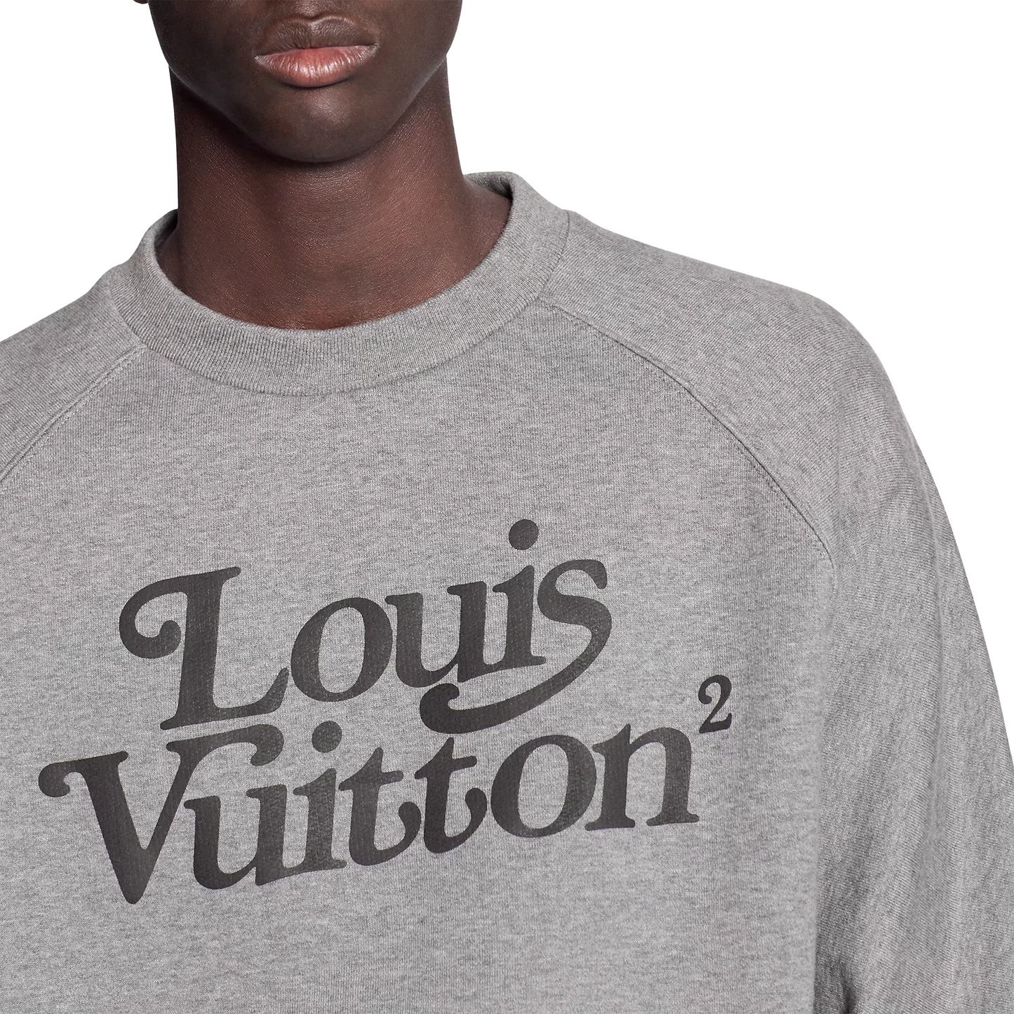 LOUIS VUITTON x Nigo Squared LV Sweatshirt Gris Clair (SS20)