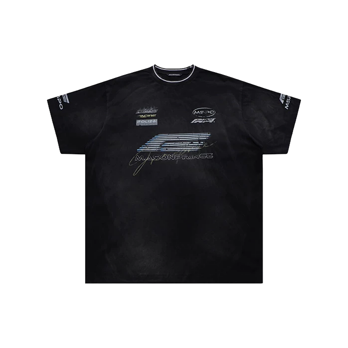 MASONPRINCE 10th Anniversary Racing Club Tee Grey/Black (FW25)