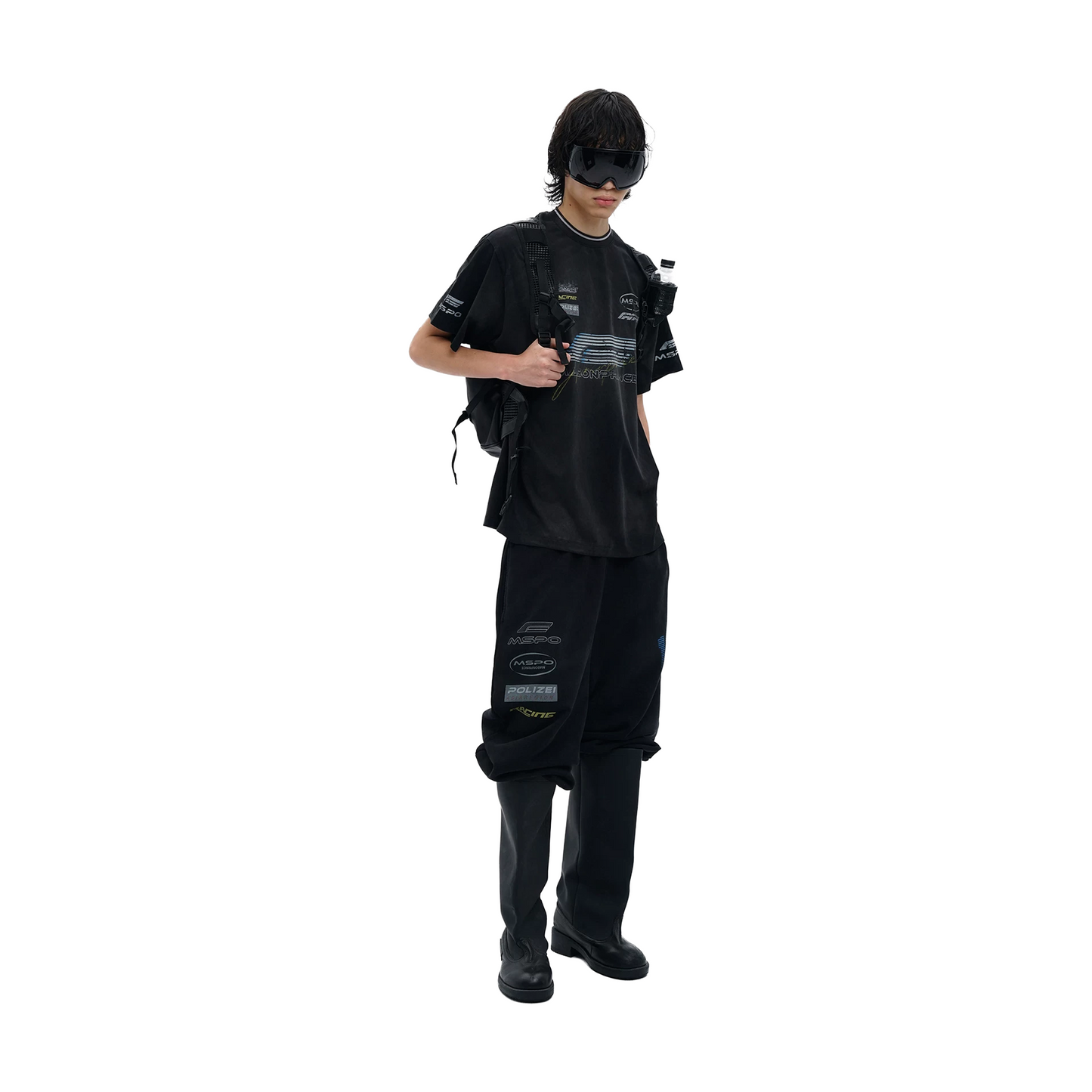 MASONPRINCE 10th Anniversary Racing Club Tee Grey/Black (FW25)