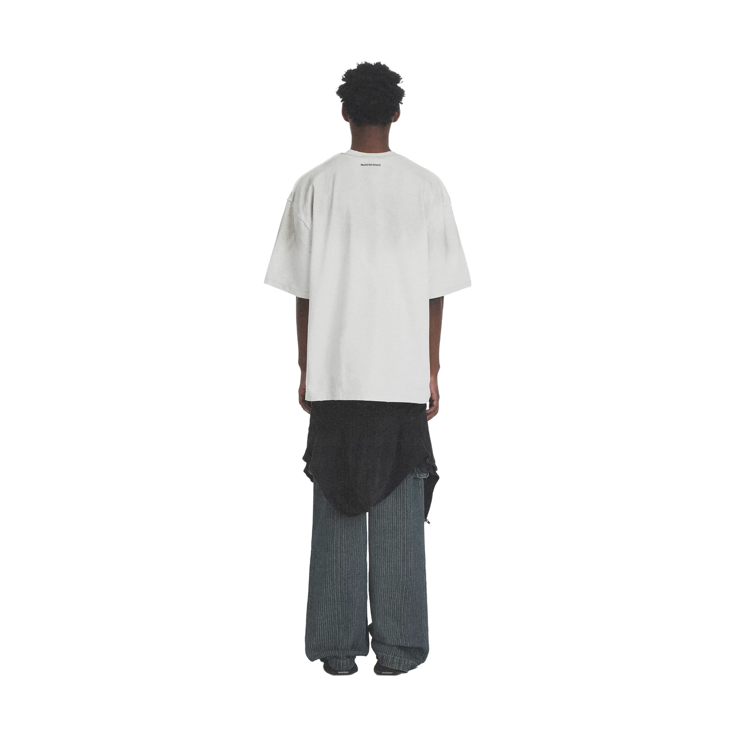 MASONPRINCE Breakthrough Thinking Distressed Tee Whiteish Grey (FW24)