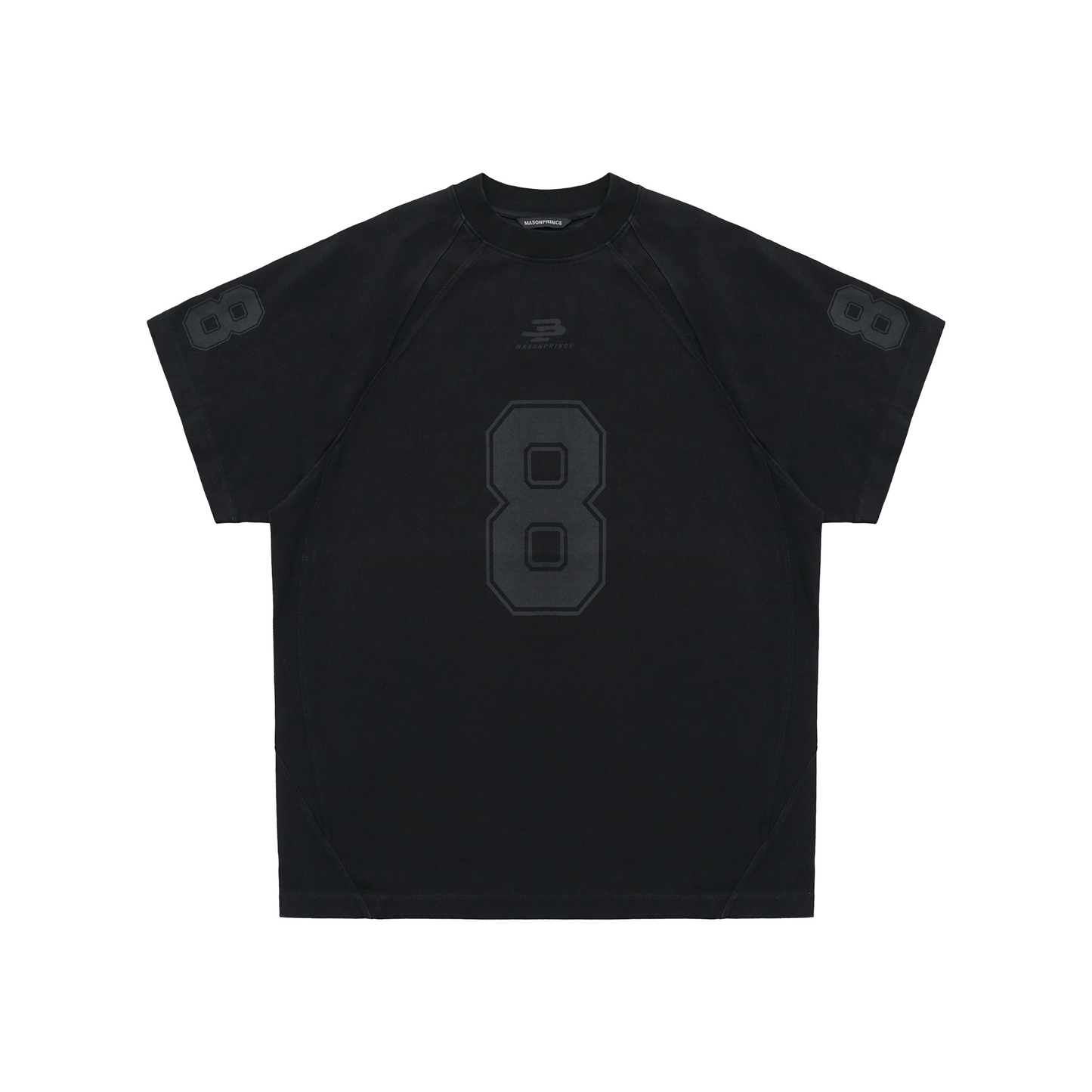 MASONPRINCE Colorblock Short Sleeved Jersey Black (SS25)