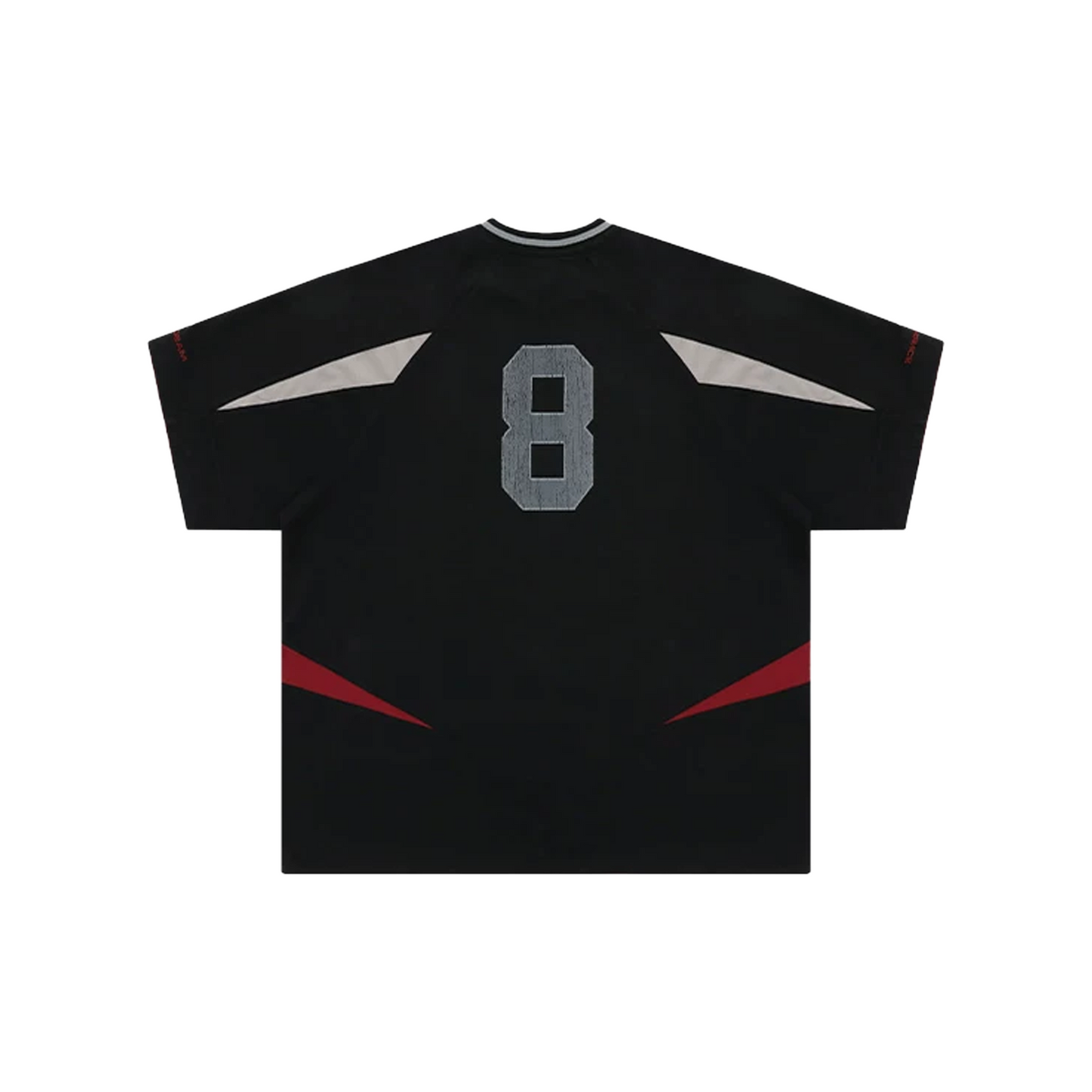 MASONPRINCE Deconstructed Patchwork Number 8 Jersey Black (SS26)