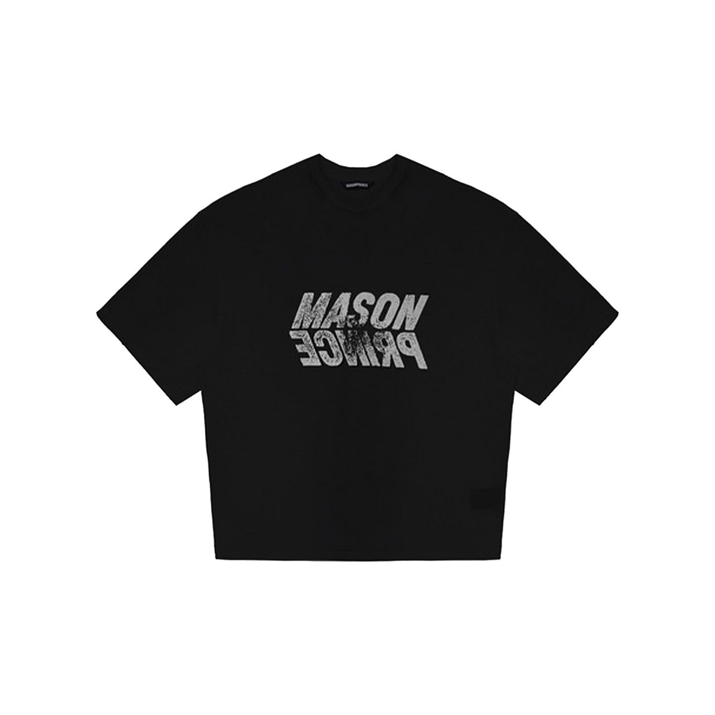 MASONPRINCE Dirty Sense of Destruction Sprayed Tee Black (SS24)