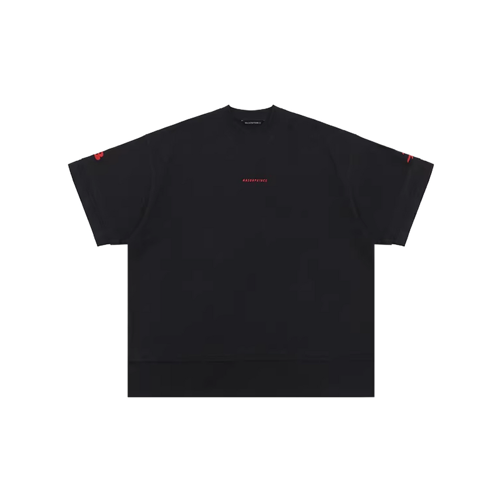 MASONPRINCE Double Golden Ratio S/S Tee Black/Red (SS26)