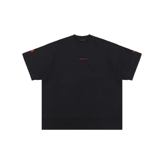 MASONPRINCE Double Golden Ratio S/S Tee Black/Red (SS26)
