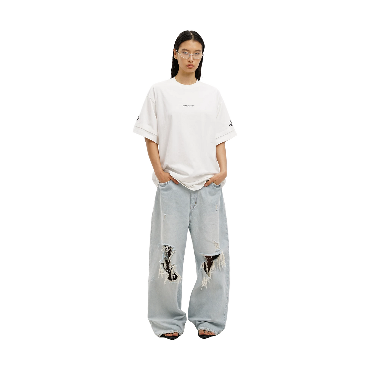 MASONPRINCE Double Golden Ratio S/S Tee Grayish White (SS26)
