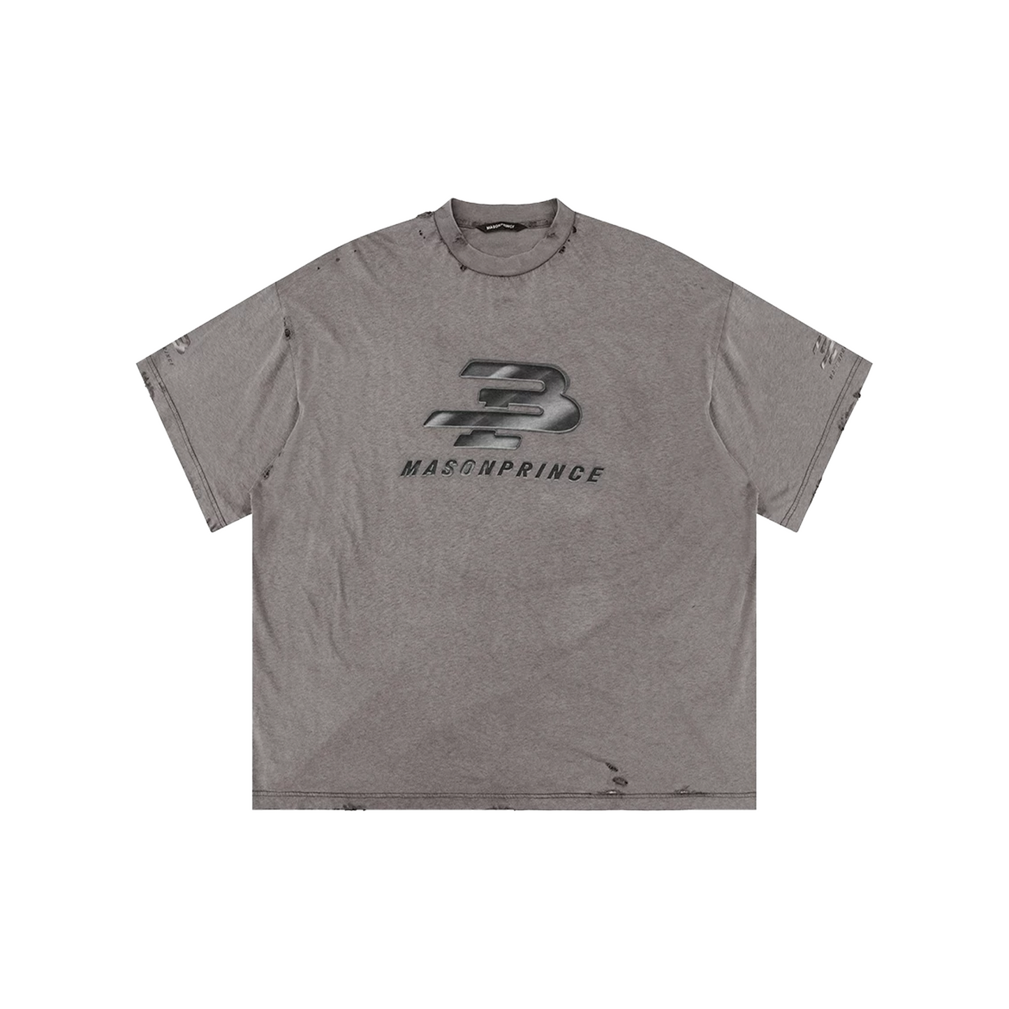 MASONPRINCE Early Autumn Vintage Short Sleeved Tee Paris Grey (FW25)